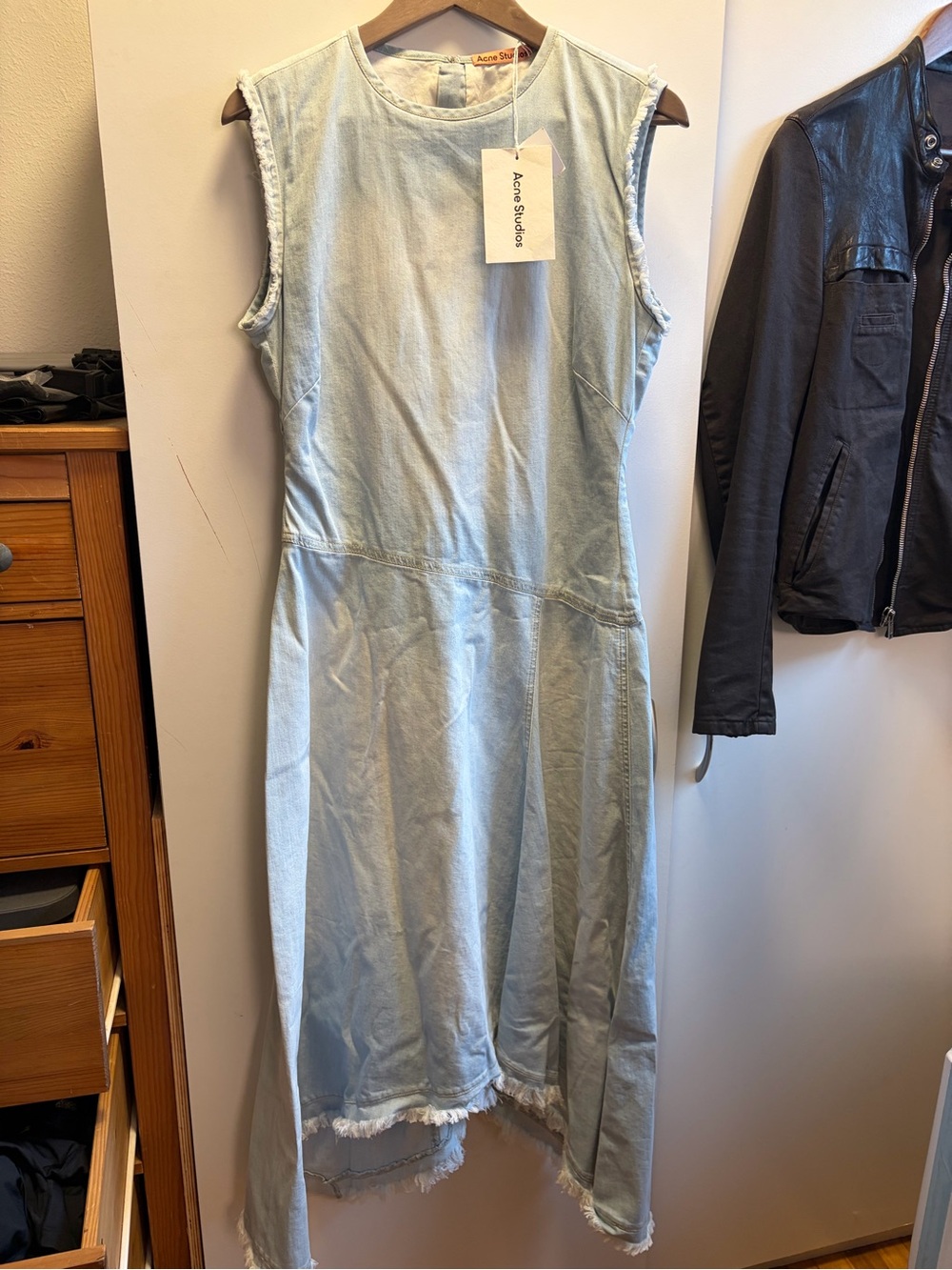 acne studios women’s denim dress size38 new with tags